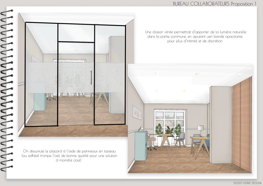 Bureau des collaborateurs