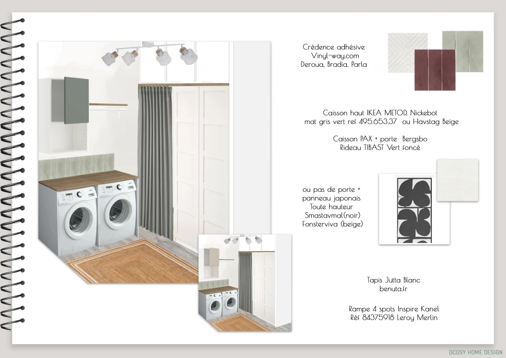 Photomontage Buanderie