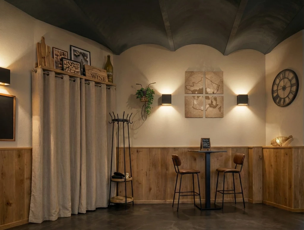 salle de dégustation coté entrée